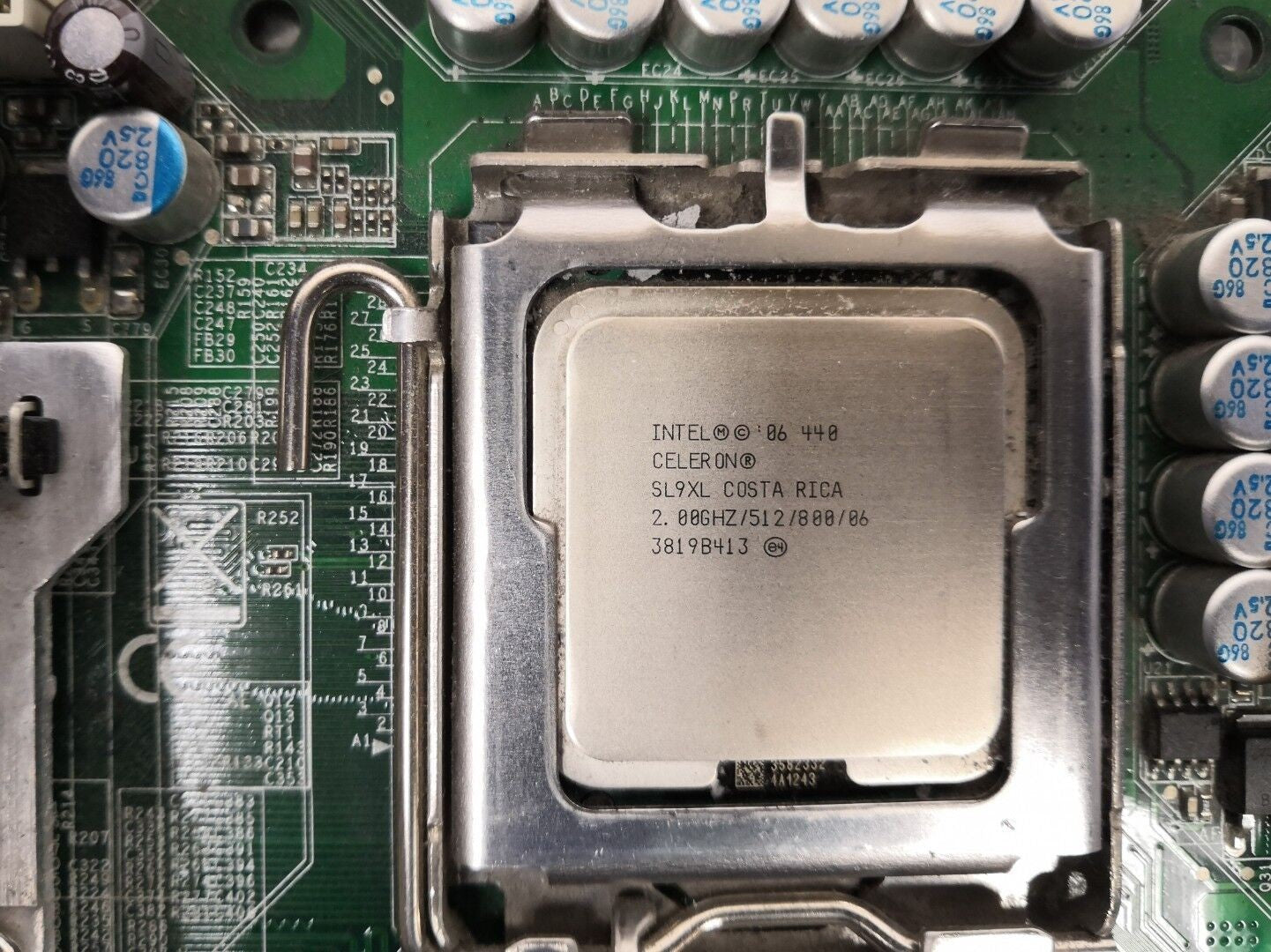 1×  NCR PEB-7712VGA POS Motherboard With  Celeron 440 2.0Ghz CPU& RAM