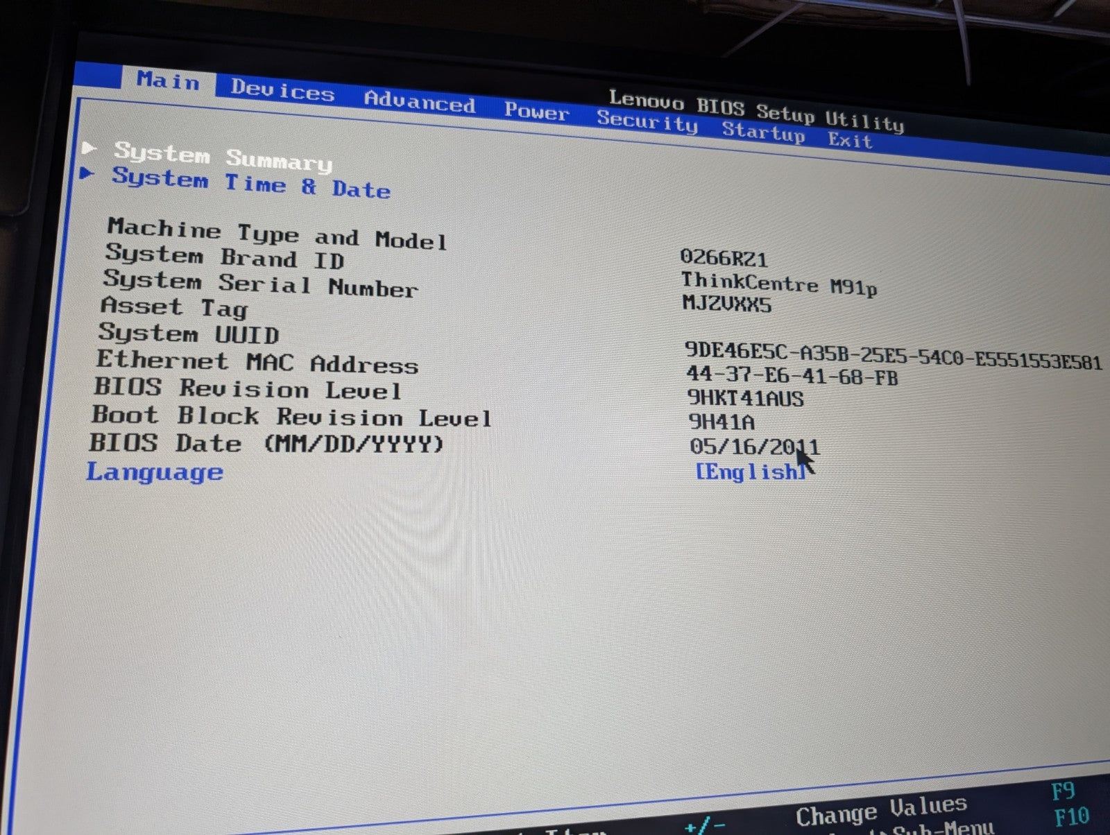 Lenovo ThinkCentre M91p (USFF)  Motherboard - 03T8007 With i5-2400 & 4GB Ram -
