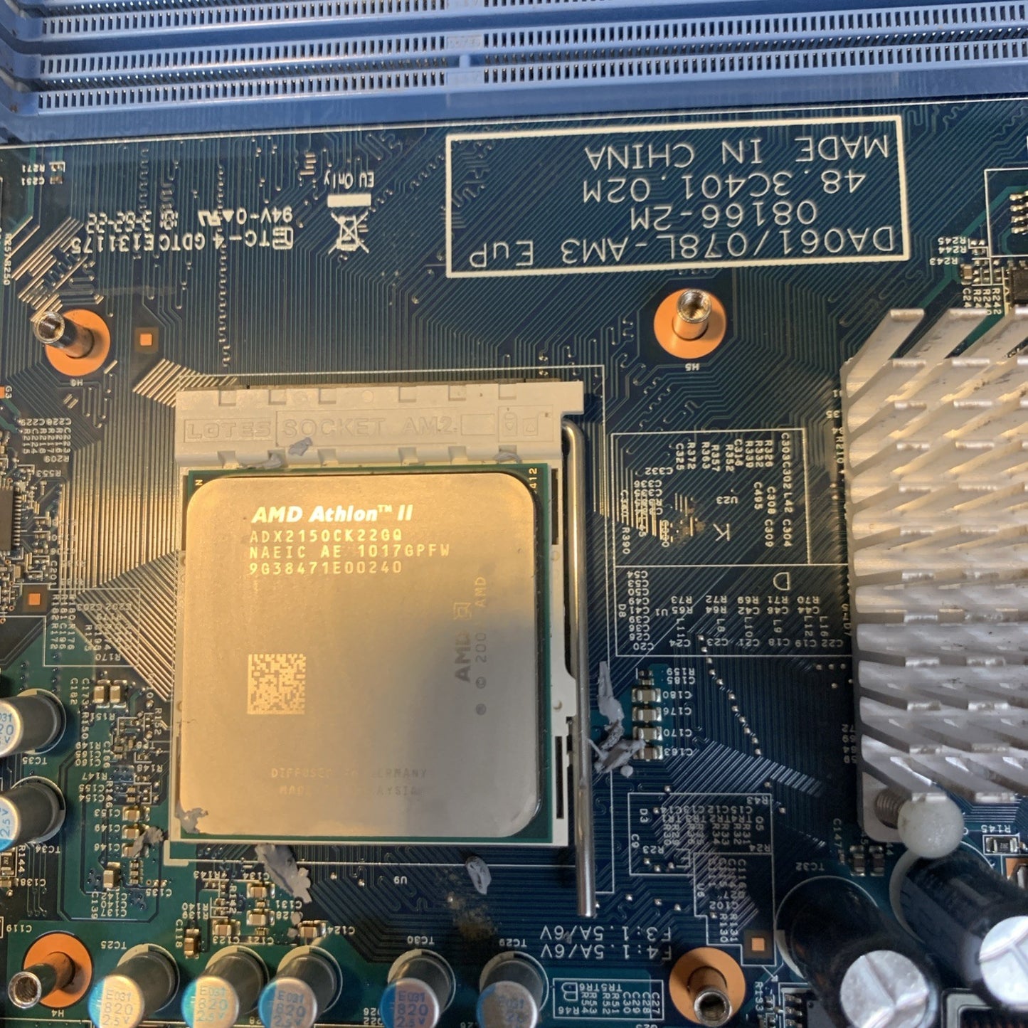Acer DA061/078L-AM3 EuP Motherboard Socket AM3 DDR3 Micro-ATX +CPU