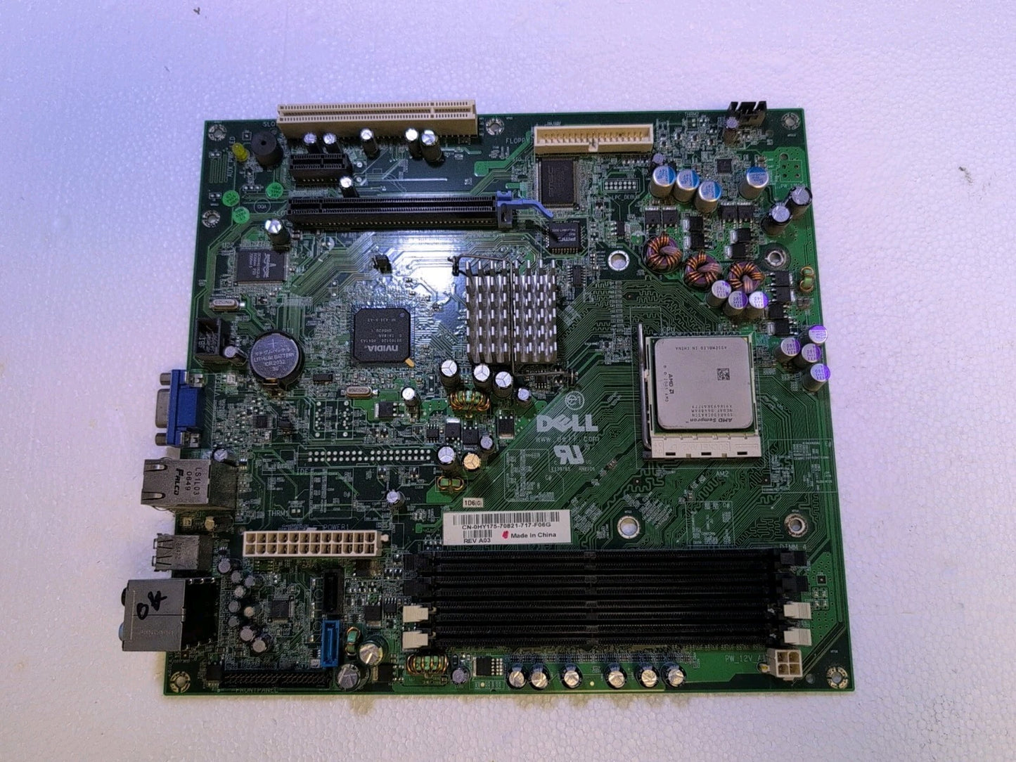 Dell 0HY175 motherboard HY175 AM2 DDR2 VGA PIC With AMD CPU -