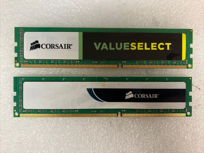 (2x 4GB) CORSAIR CMV4GX3M1A1333C9 DDR3-1333 PC3-10600 DIMM Desktop Memory RAM ~