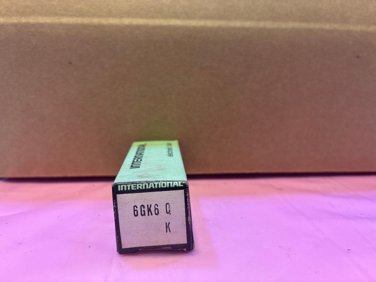 🔥 International 6GK6 Vacuum Tube in Original Green Box Vintage Audio