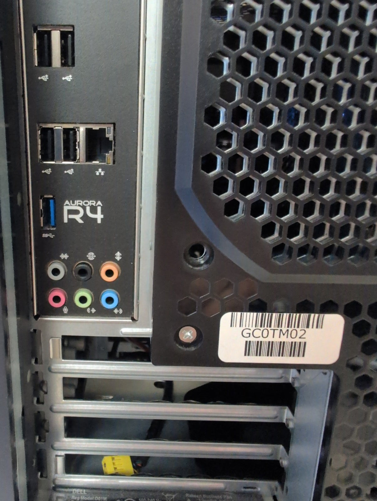 🎸 Alienware Aurora R4 Mid Tower Computer Case Only  - Black/Gunmetal PC Chassis