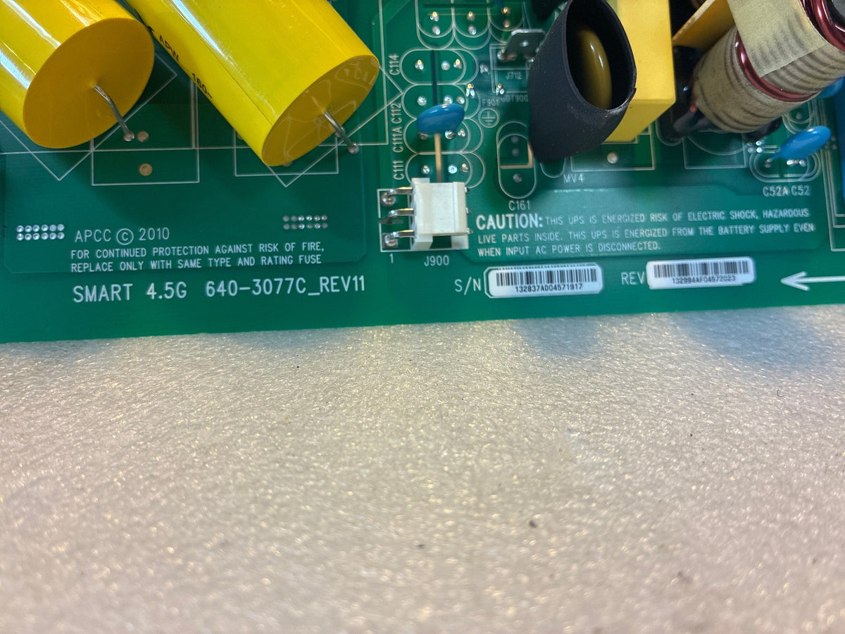 🔥 APC Smart-UPS 4.5G Replacement Main Circuit Board 640-3077C 640-3077C_REV11