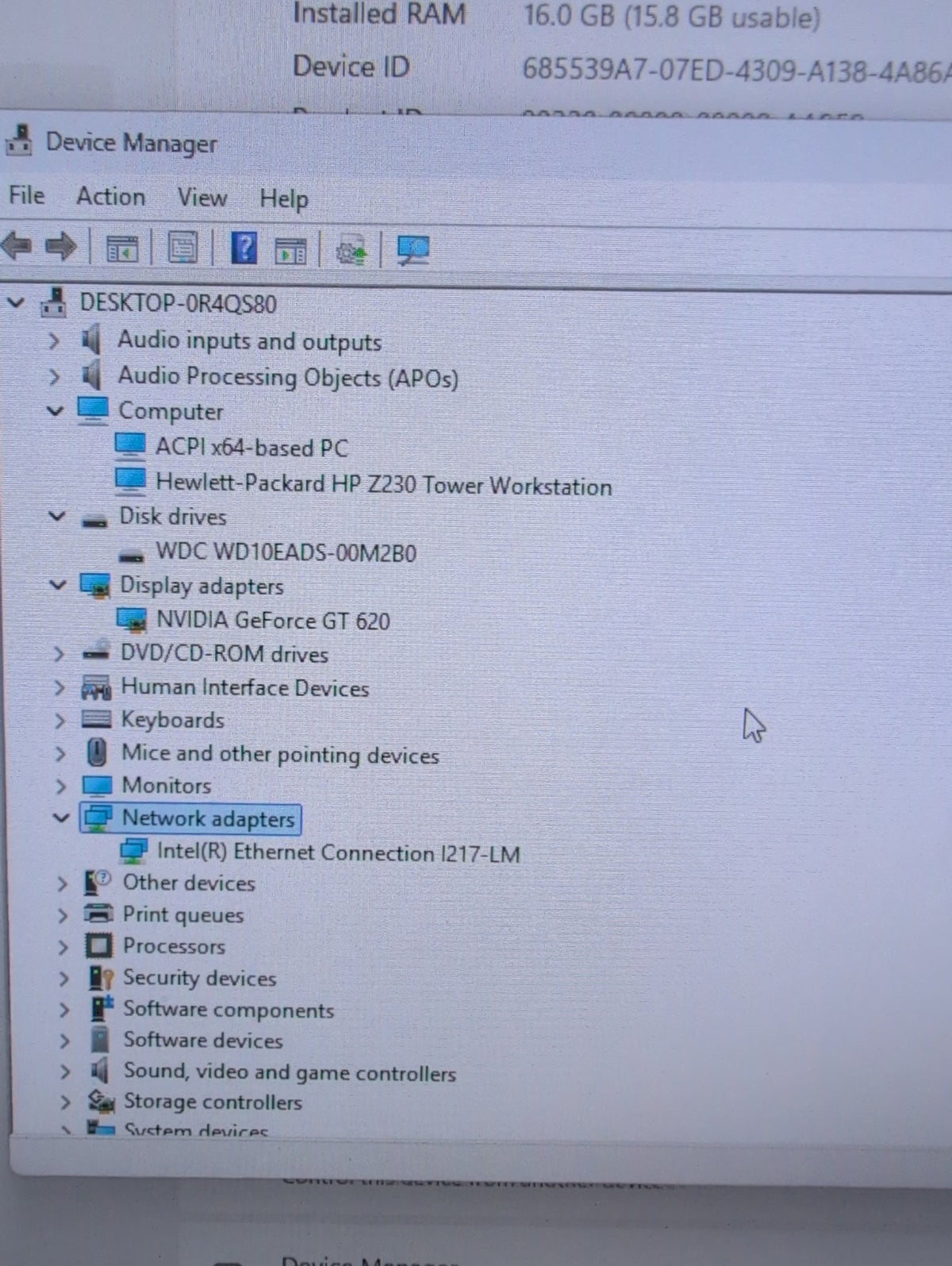 🎸 HP Z230 Tower Workstation Intel i7-4790 CPU / 16GB RAM / 1TB HDD /Win11 Pro 