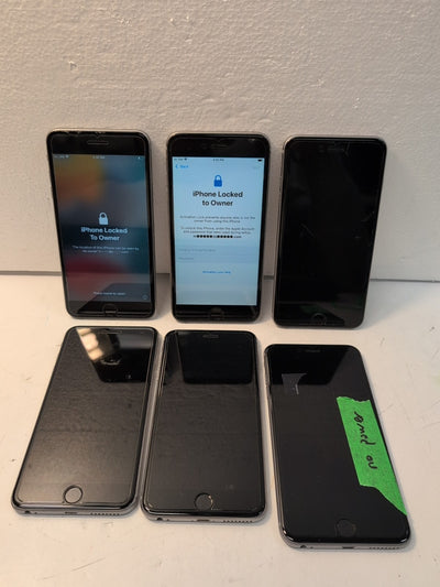 🔥(AS IS) 6x DEFECTIVE  Apple iPhone 6S Plus A1687 16GB Smartphone Space Gray  -