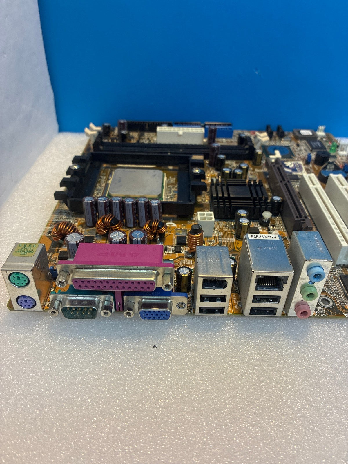🔥 ASUS K8V-MX/S Socket 754 Motherboard with AMD Sempron 2600+ CPU