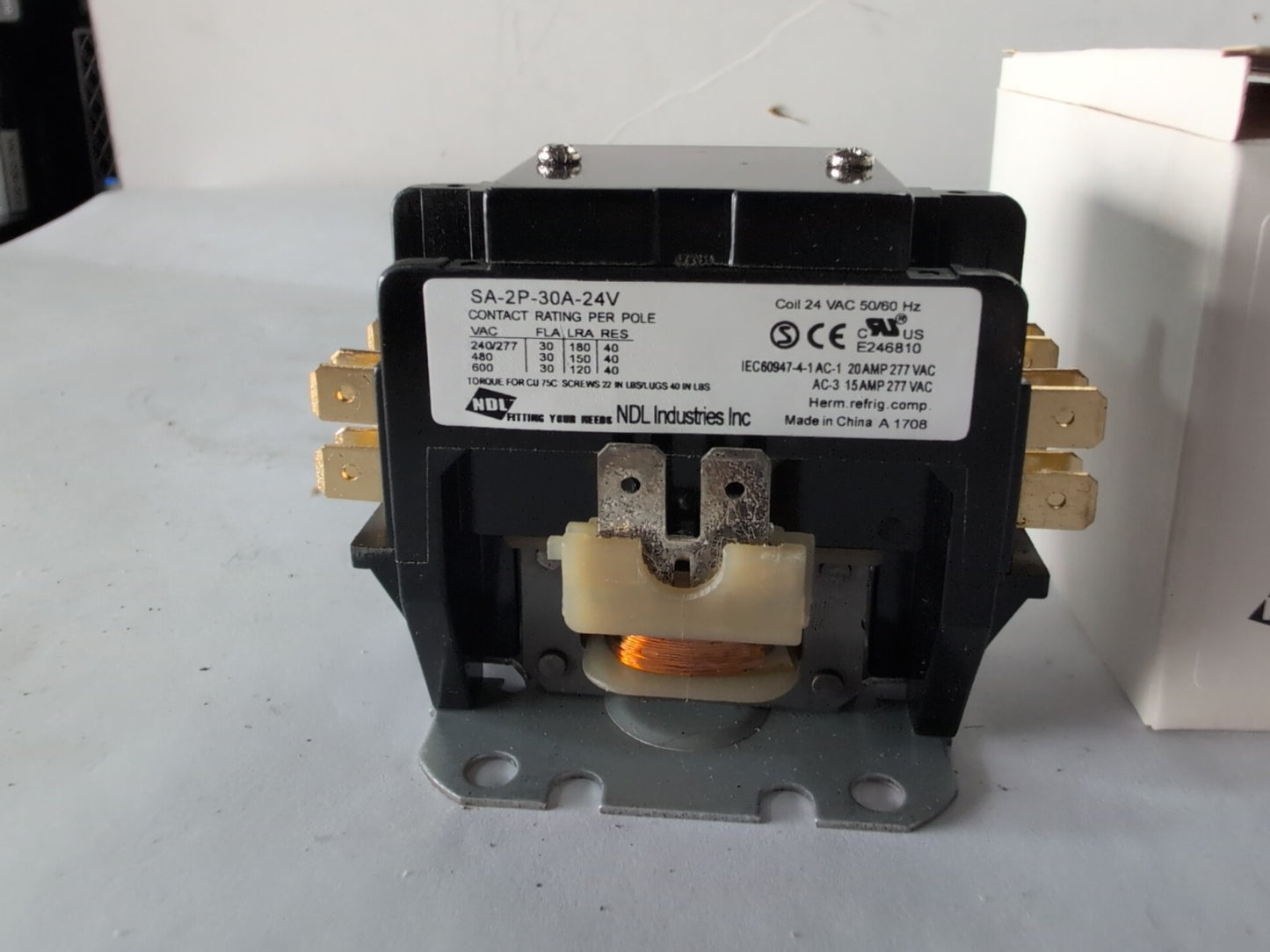 🔥10x NEW NDL SA-2P-30A-24V DEFINITE PUPPOSE 2 POLE 30 FLA Contactor -