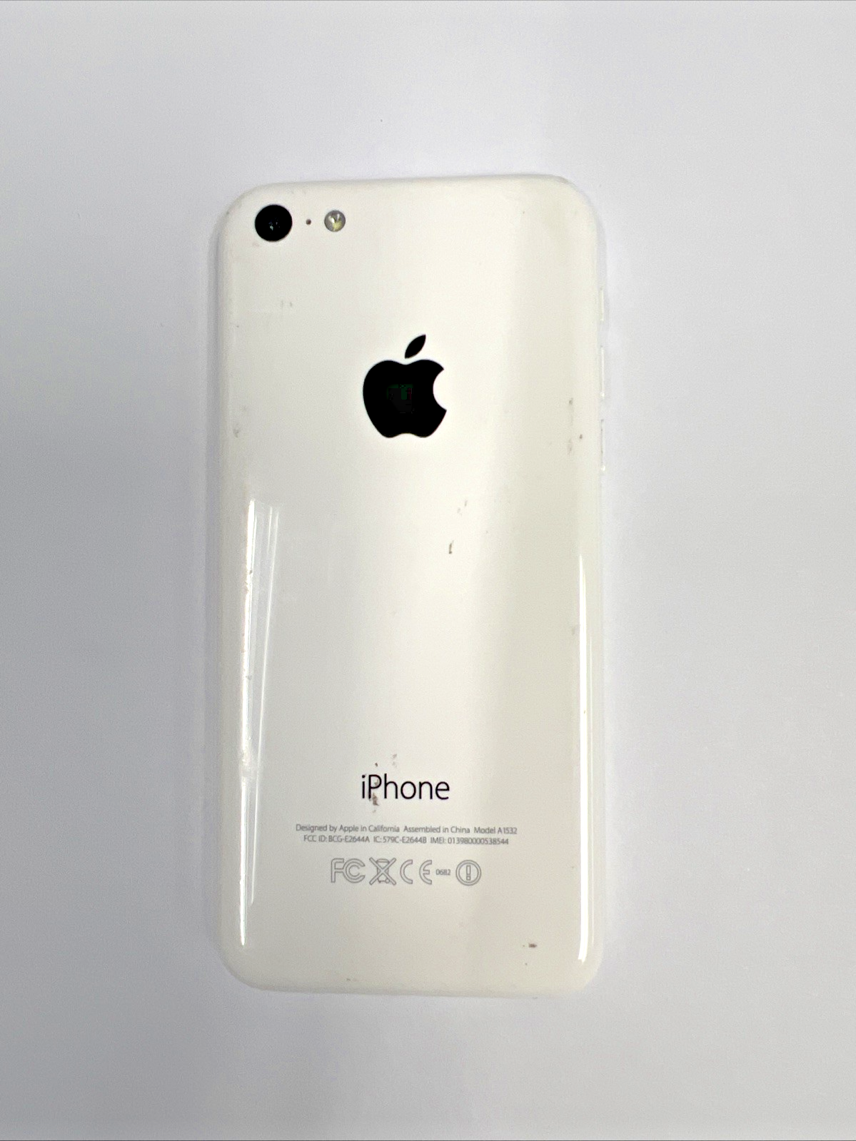 🔥 iPhone 5c White 16GB A1532 Unlocked iOS 10.3.3 - Good Working Condition #