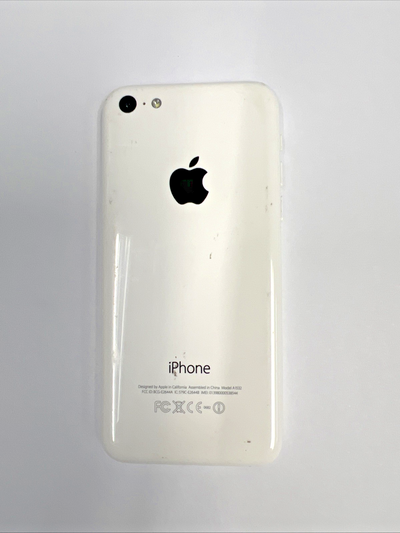 🔥 iPhone 5c White 16GB A1532 Unlocked iOS 10.3.3 - Good Working Condition #