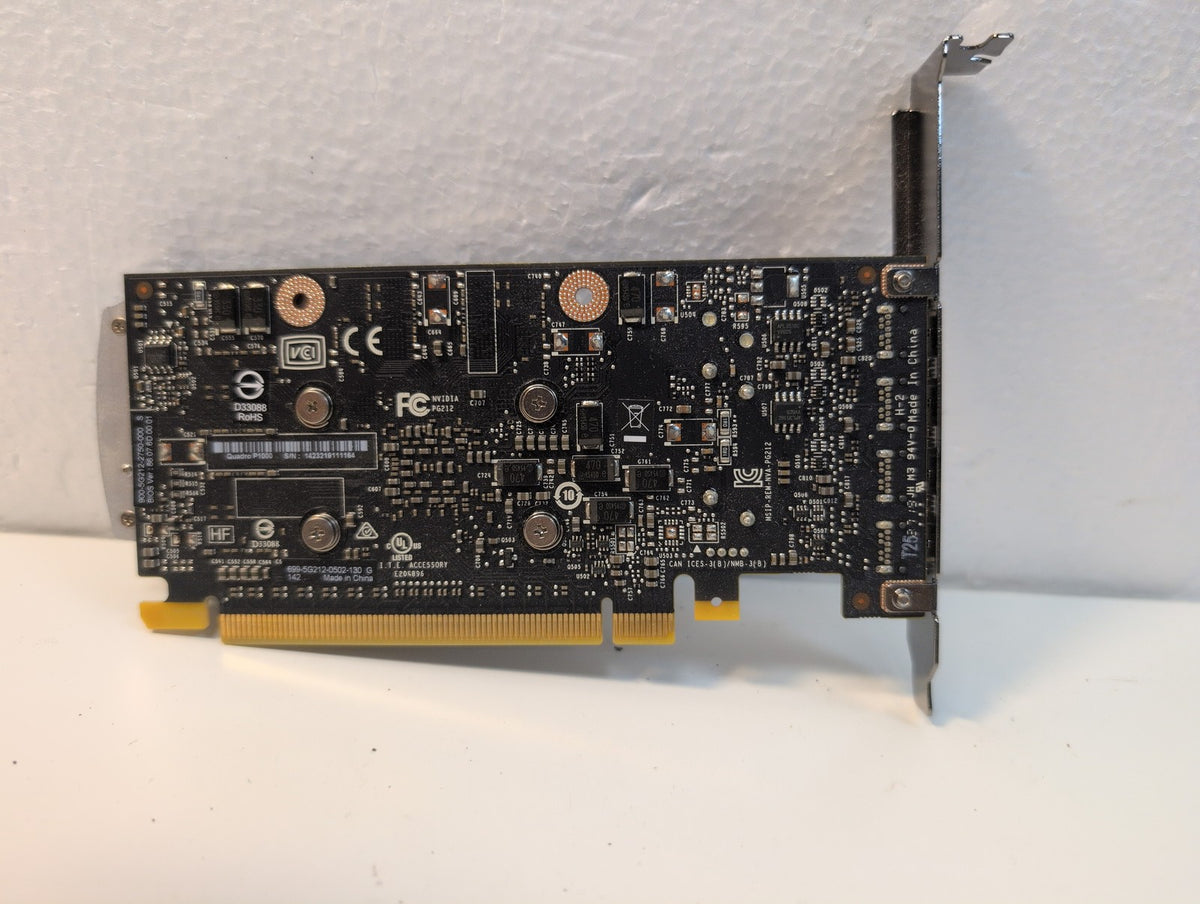 NVIDIA Quadro P1000 4GB  00FC963 Professional Graphics Card PCIe -