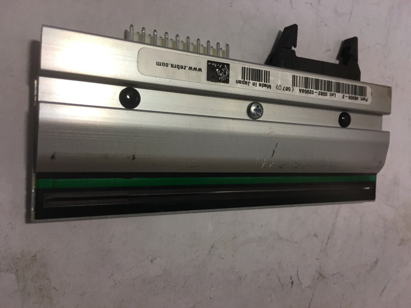  Zebra Printhead 48000-2 for Zebra 140Xi3, 140Xi3 Plus Label Printer, As Is