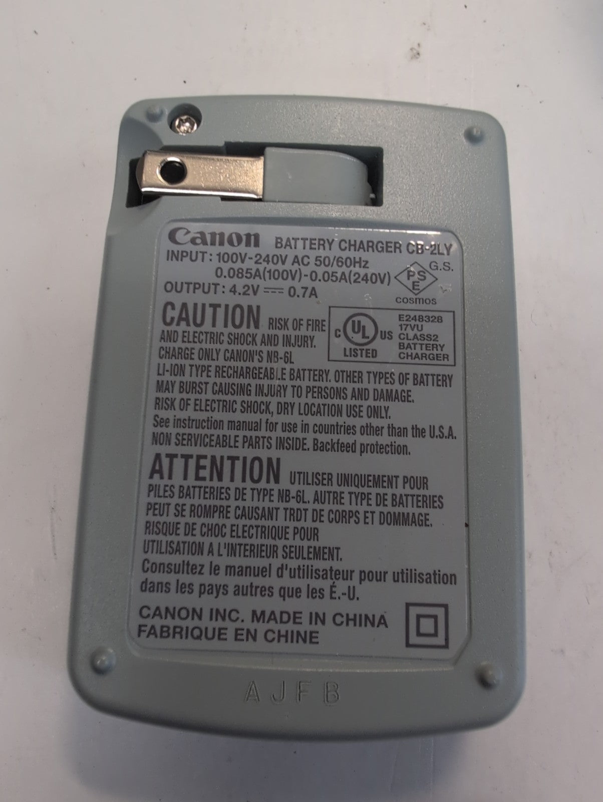 🔥 Original Canon Camera CB-2LY  Plug In Wall  BATTERY CHARGER For NB-6L -