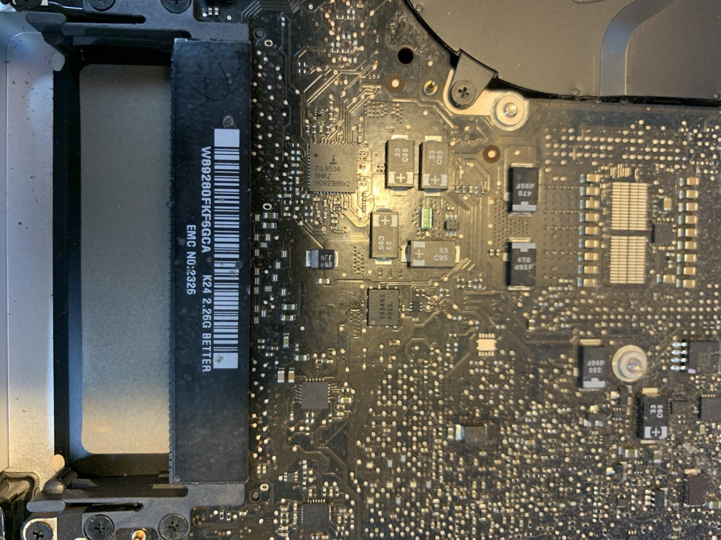 🔥 13'' Apple Mid-2009 MacBook Pro Core 2 Duo P7550 2.26GHZ motherboard parts