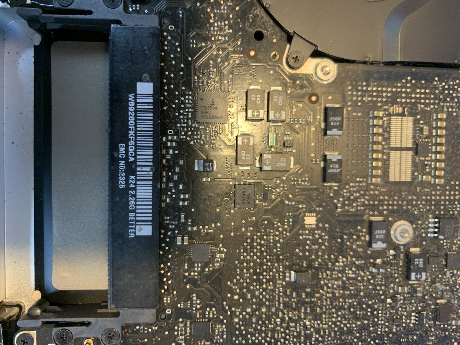 🔥 13'' Apple Mid-2009 MacBook Pro Core 2 Duo P7550 2.26GHZ motherboard parts