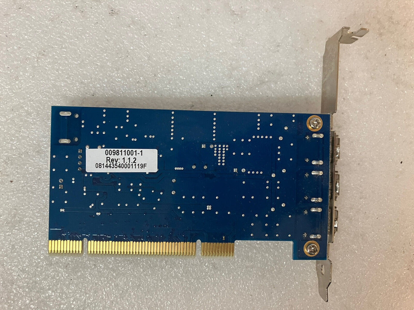 ~ 1x OEM Unibrain FireBoard Blue 3-Port PCI FireWire Card IEEE 1394 Full Height