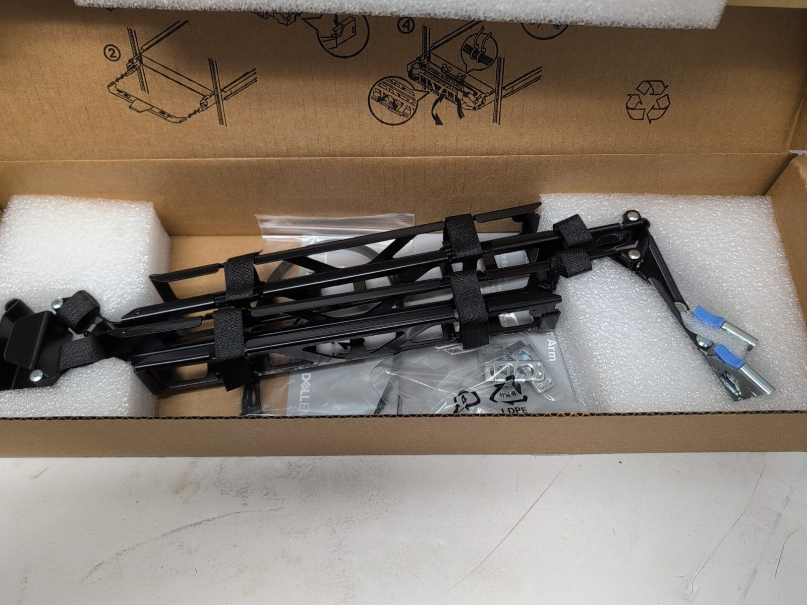 🔥 New Dell TYYJN 1U Cable Management Arm Customer Kit for  R320 R410 R620 -