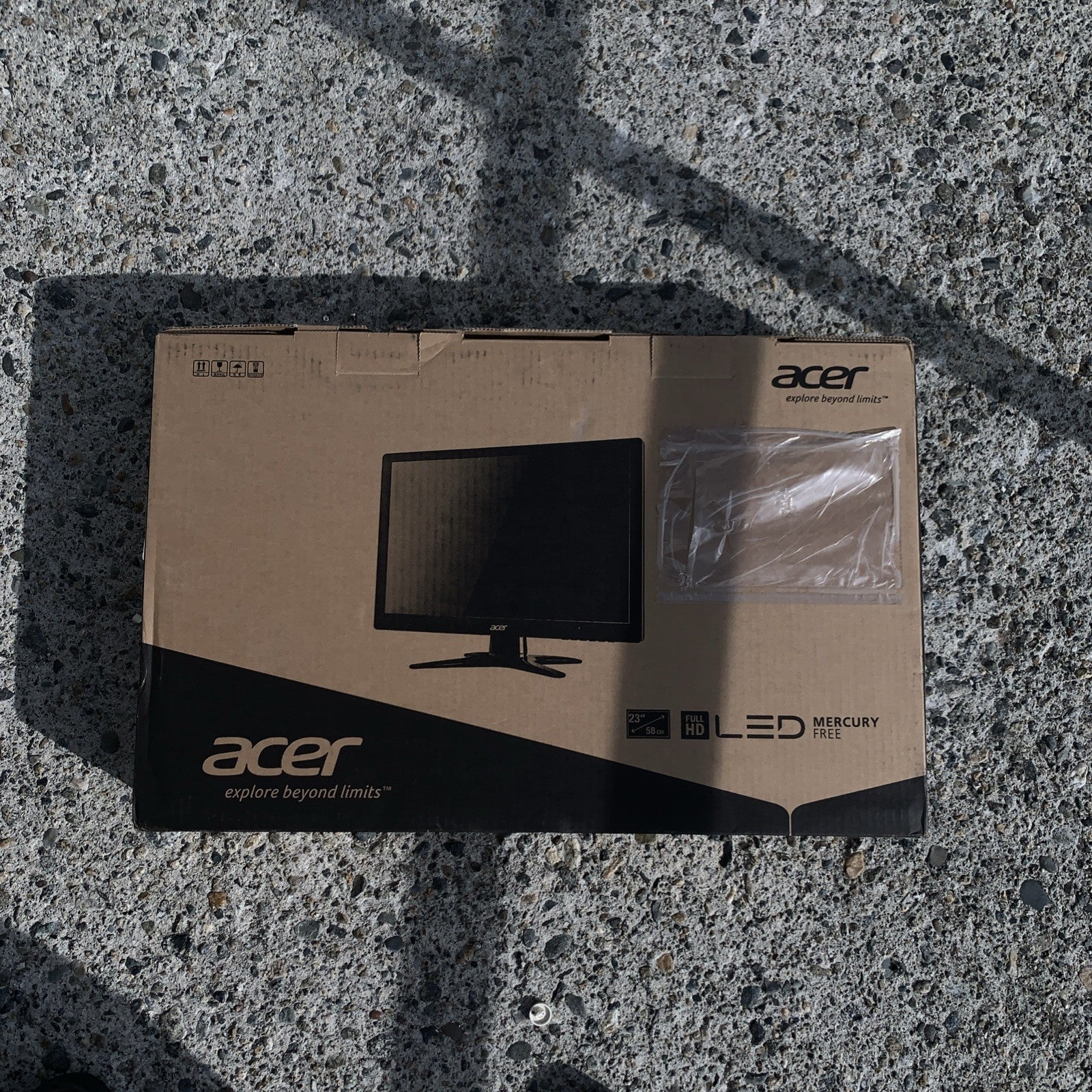 New -Acer H236HL H236HL BBID 23" 1920 x 1080 VGA DVI HDMI LED Monitor with Stand