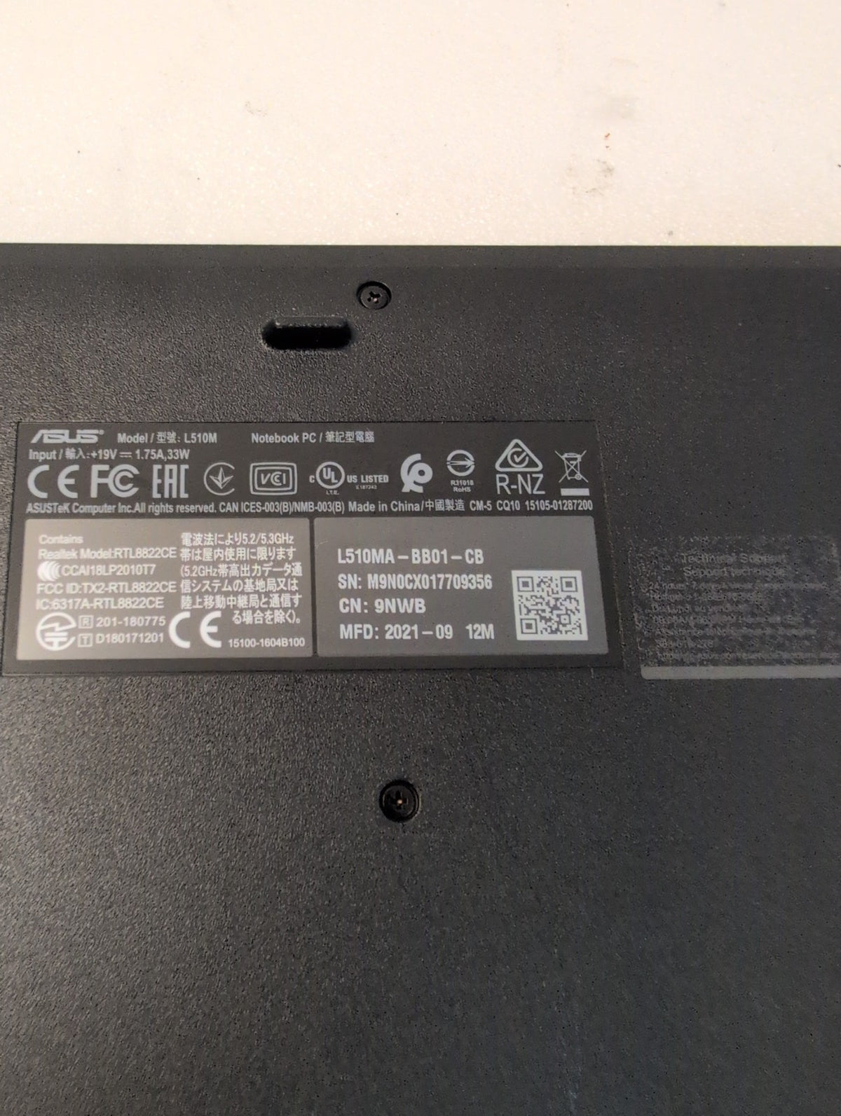 🎸 ASUS VivoBook L510MA-BB01-CB 15.6in Laptop Celeron N4020 4GB 115GB SSD Win11