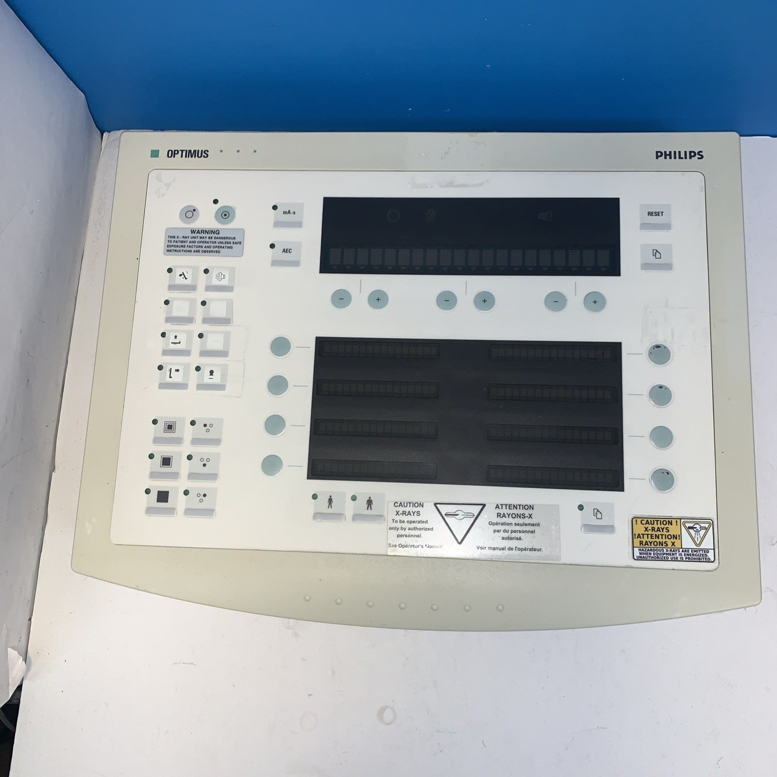 Philips 9890-000-02403 Optimus 50 X-Ray Machine Generator Control  Panel Only