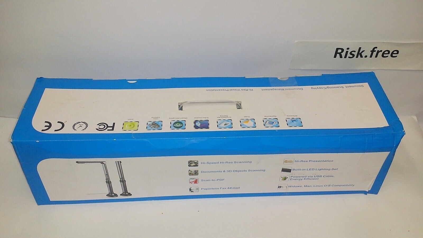 AIO Document Scanner & Visual Presenter - windows/Mac/Linux compatible (see pic)