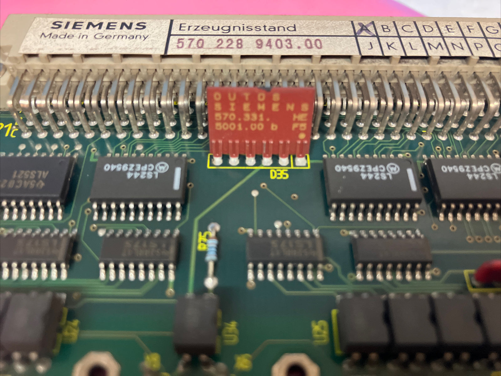 ~SIEMENS Erzeugnisstand 570 228 9403.00 Circuit Board 570.331 T/H2 345100 3871B0