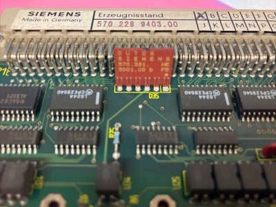 ~SIEMENS Erzeugnisstand 570 228 9403.00 Circuit Board 570.331 T/H2 345100 3871B0