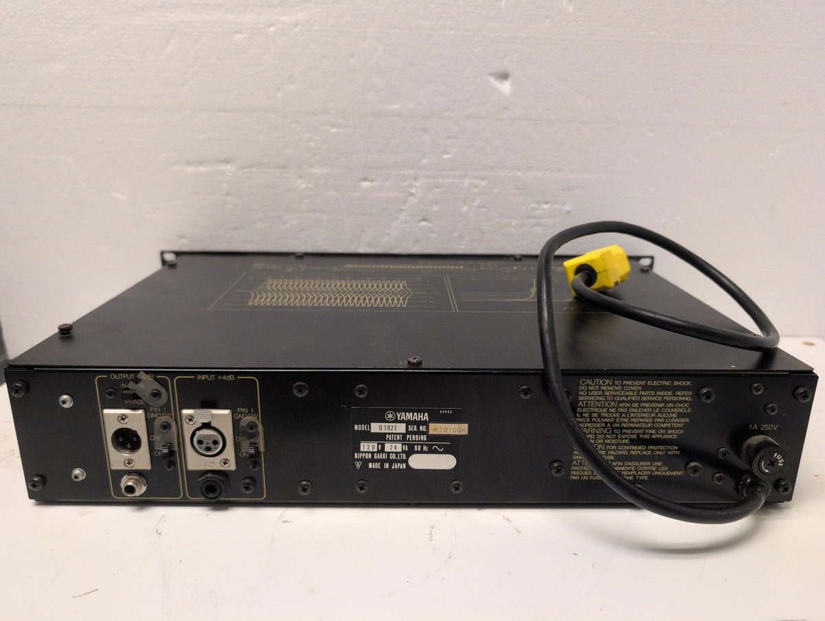 🎸 Yamaha Q1027 Professional Series Mono 27-Band Graphic Equalizer 2U Rack