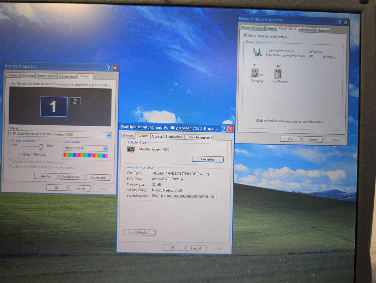 🎸 Dell Latitude C640 Laptop Pentium 4-M 2.2GHz 1GB RAM 40GB HDD (NO OS, READ)