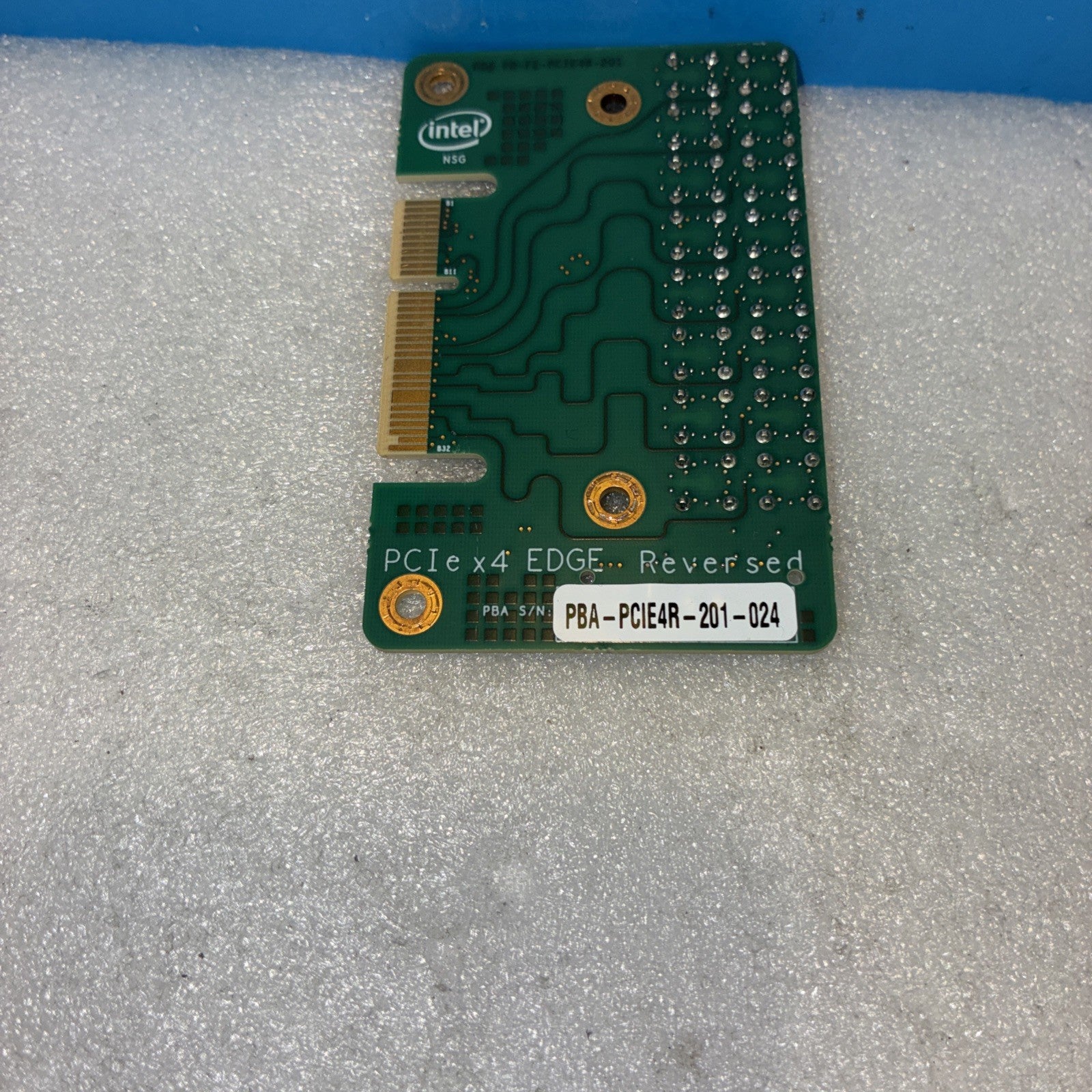 🔥 Intel NSG PBA-PCIE4R-201-024 PCIe x4 Edge Reversed Test Breakout Debug Board