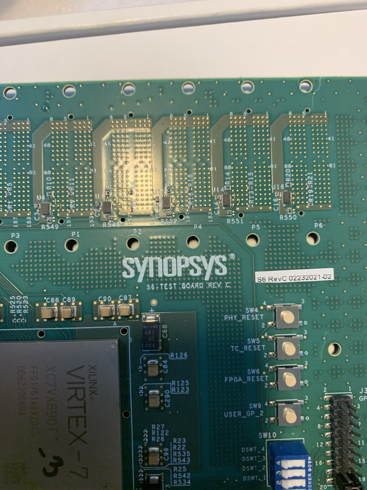 Synopsys S6 Test Board Rev C Xilinx Virtex-7 XC7VX690T FPGA Development Board
