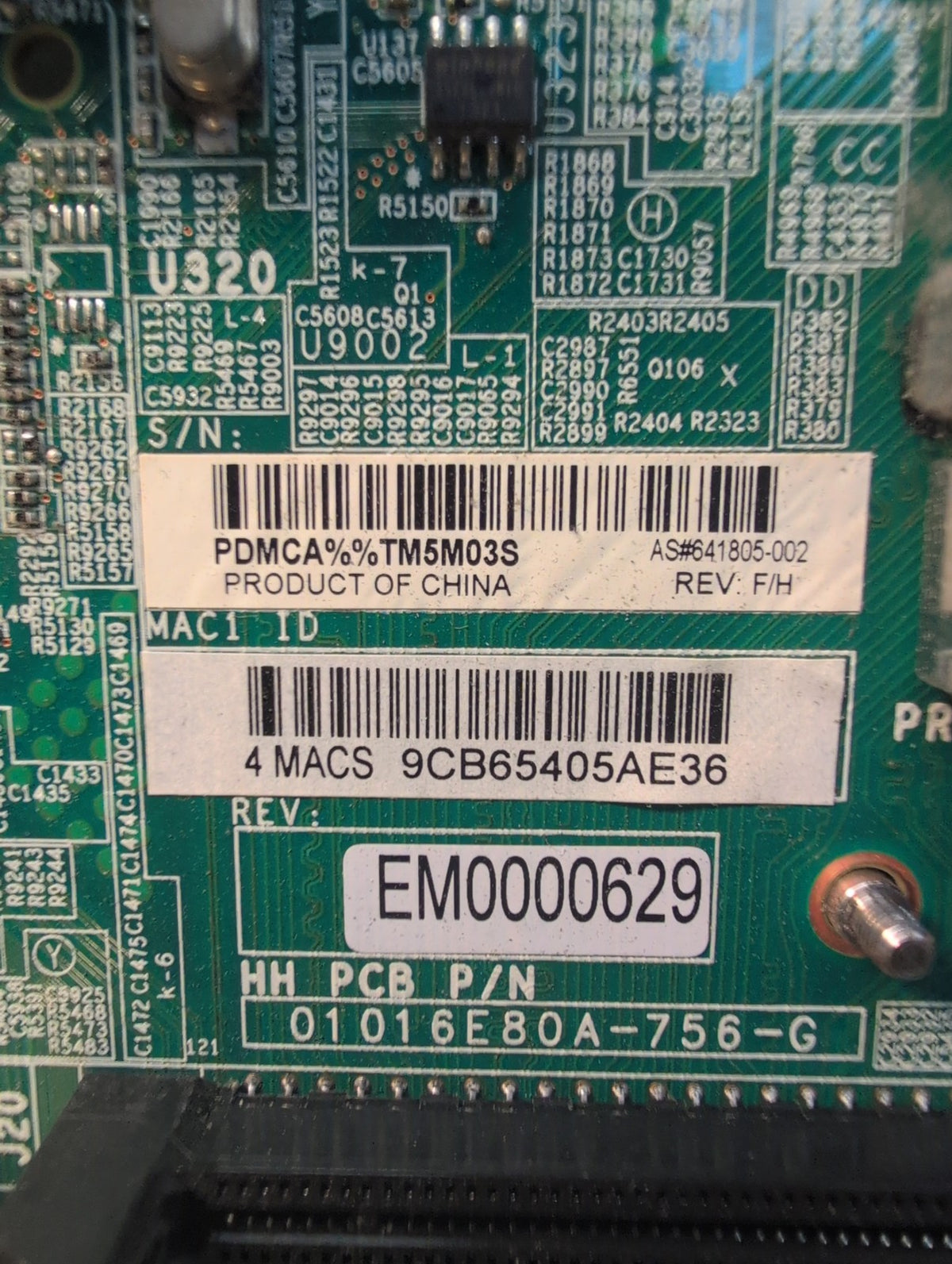 HP For HP ML350E Gen8 Server Motherboard 641805-002 with Xeon E5-2403 CPU -