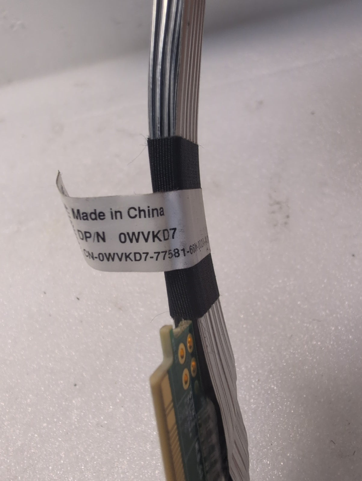 🎸 Dell PCI SW Cable 0WVKD7 Flat Ribbon Cable Dual Card Edge Connectors Part