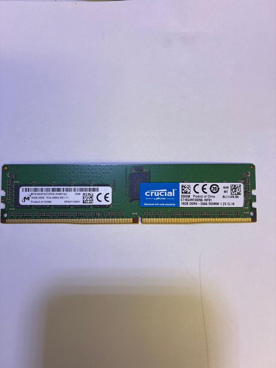 🔥 Crucial 16GB DDR4-2666 RDIMM ECC Registered Server Memory CT16G4RFD8266