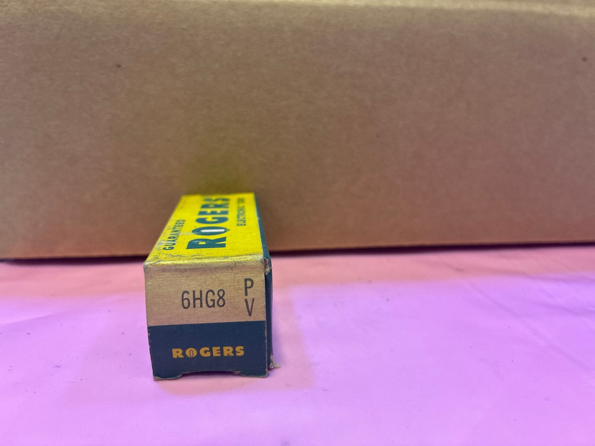 🔥 Rogers 6HG8 Vacuum Tube NOS in Original Box Triode-Pentode Vintage