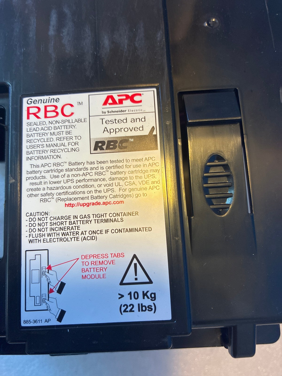 🔥 APC RBC Replacement Battery Cartridge 0M-9989A-001 with all cables