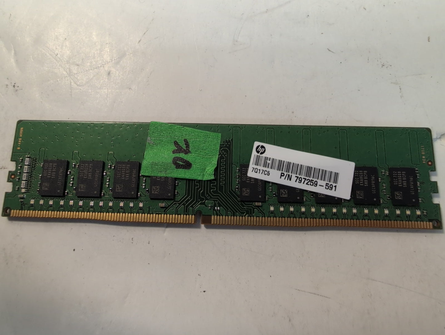 🔥 Samsung 16GB 2Rx8 PC4-2133P-EE1-10 M391A2K43BB1-CPBQ DDR4  ECC SERVER RAM  -