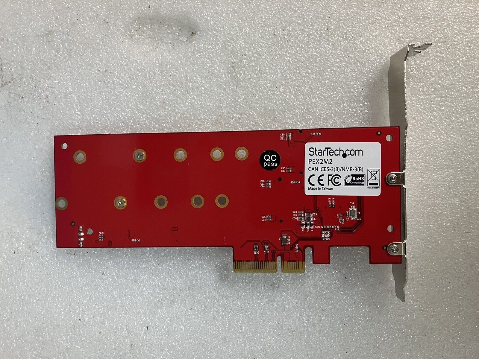 ~ StarTech PEX2M2 PCI-e Dual M.2 SATA SSD Controller F122-00A