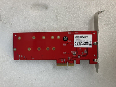 ~ StarTech PEX2M2 PCI-e Dual M.2 SATA SSD Controller F122-00A