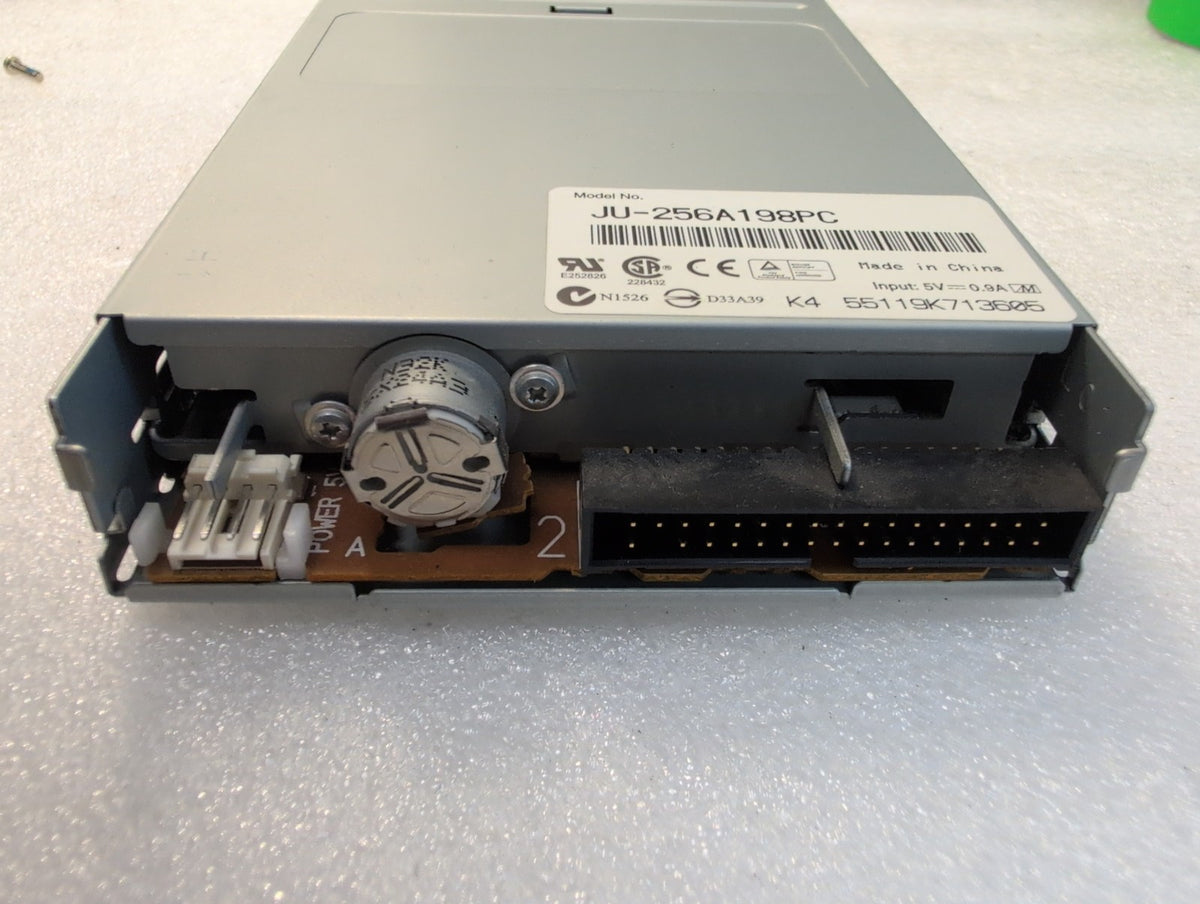 🎸 Internal 3.5" Floppy Disk Drive JU-256A198PC 34-Pin FDD Beige Used for PC