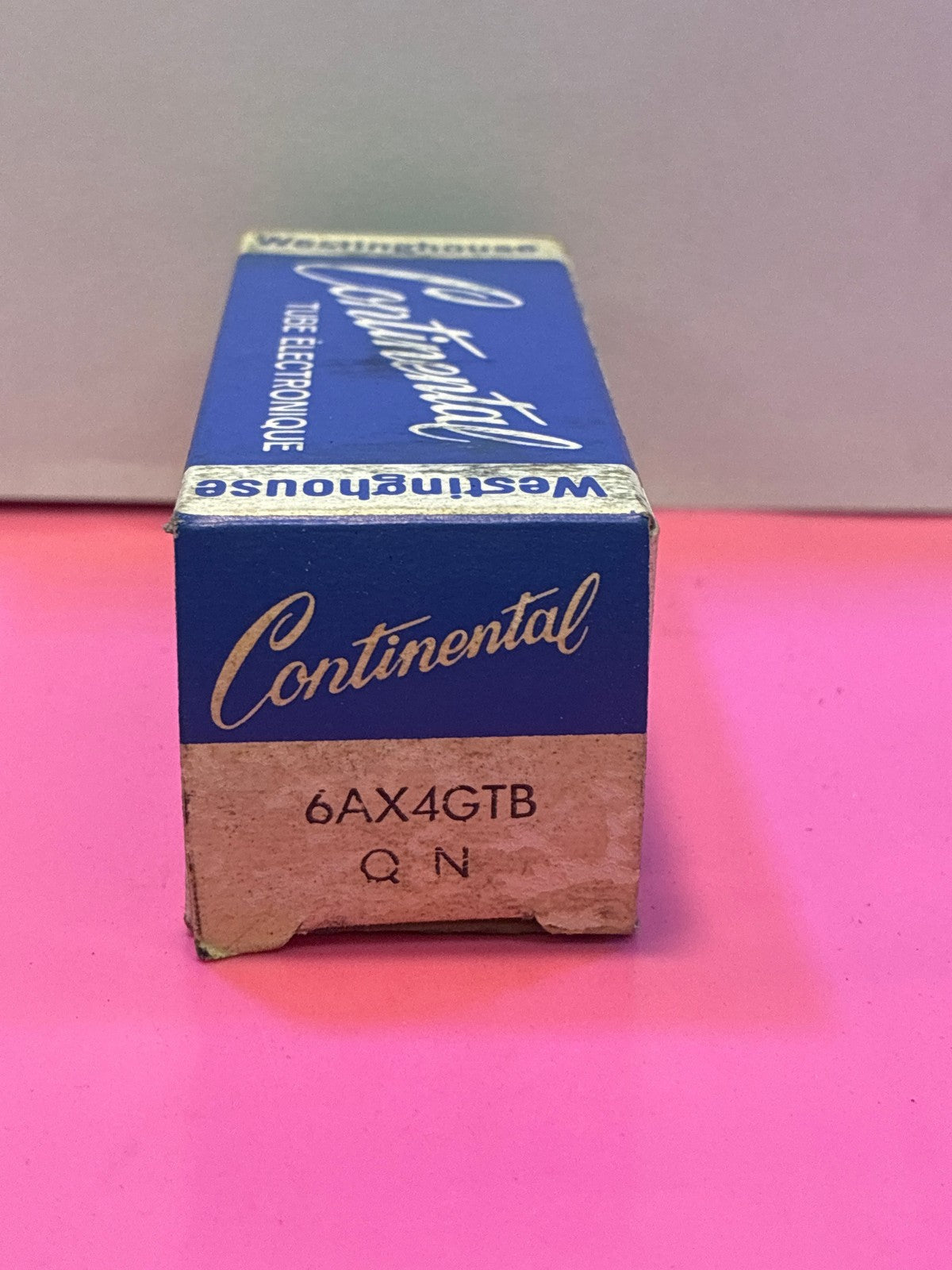 🔥 Westinghouse Continental 6AX4GTB Vacuum Tube NOS in Original Box