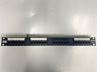 🔥AMP NETCONNECT CAT 5E SYSTEM 406330-1 PATCH PANELS 24 PORT   +