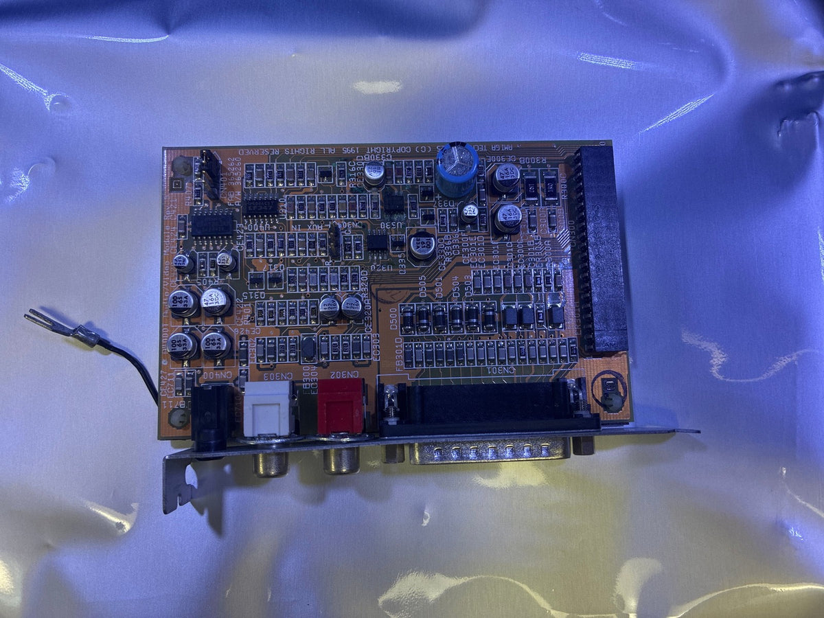 🔥 Commodore Amiga A4000T Audio/Video Module Expansion Card DB-23 RCA