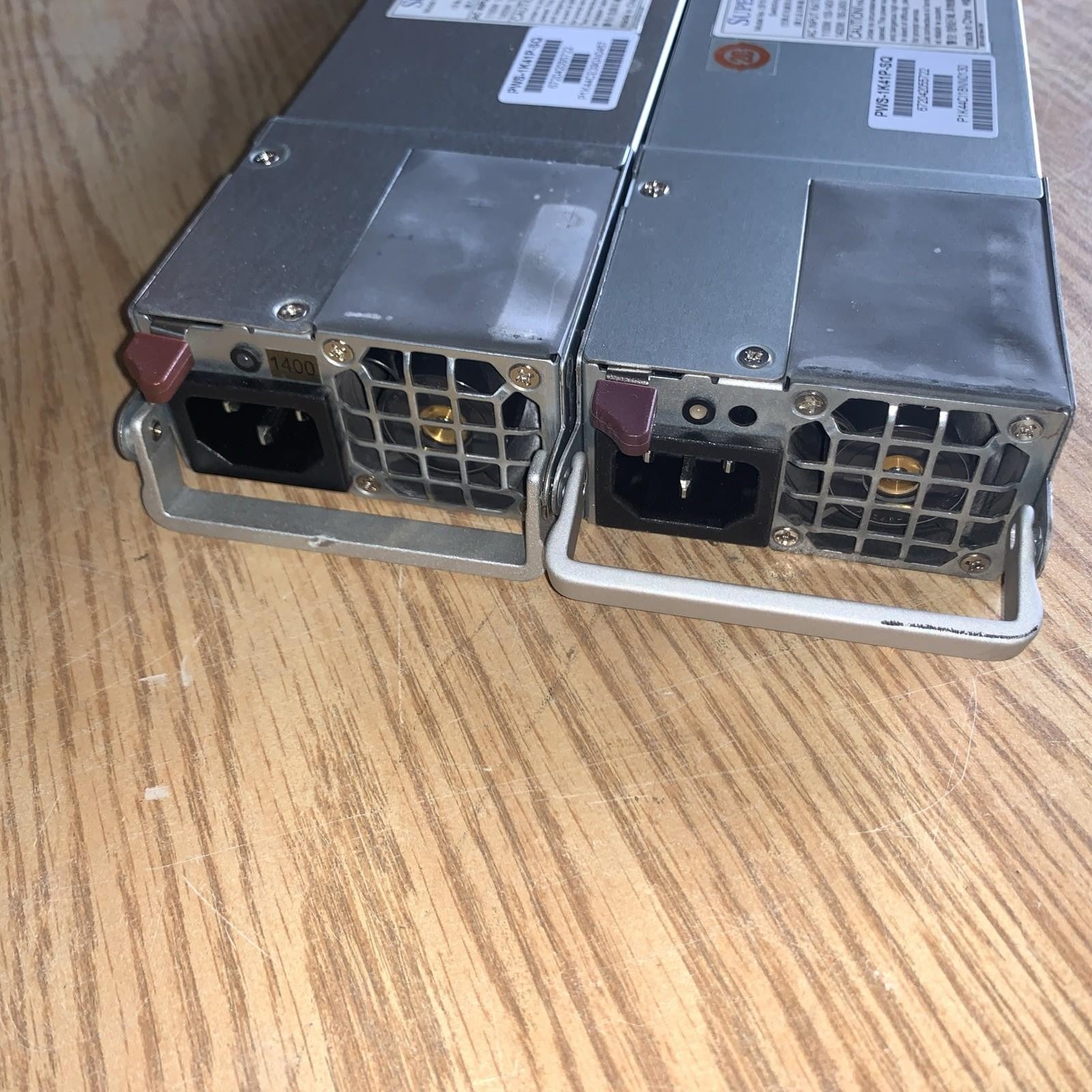 （1x)  SuperMicro PWS-1K41P-SQ  1400W server redundant power supply