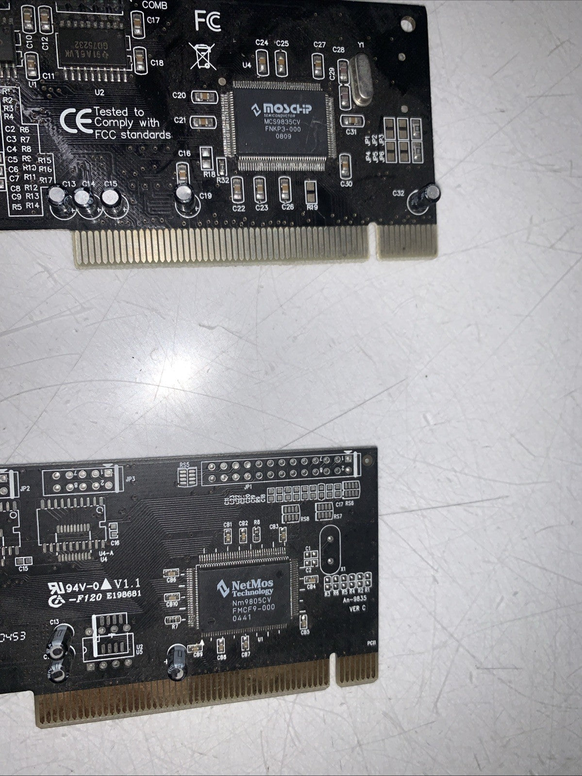 🔥 Lot Of 2 PCI Parallel Port Card DB25 25-pin