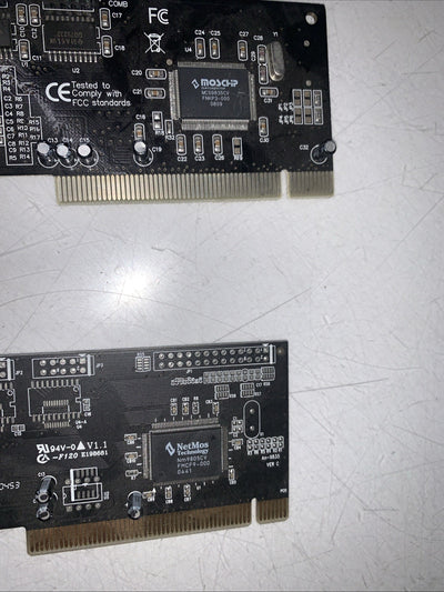 🔥 Lot Of 2 PCI Parallel Port Card DB25 25-pin