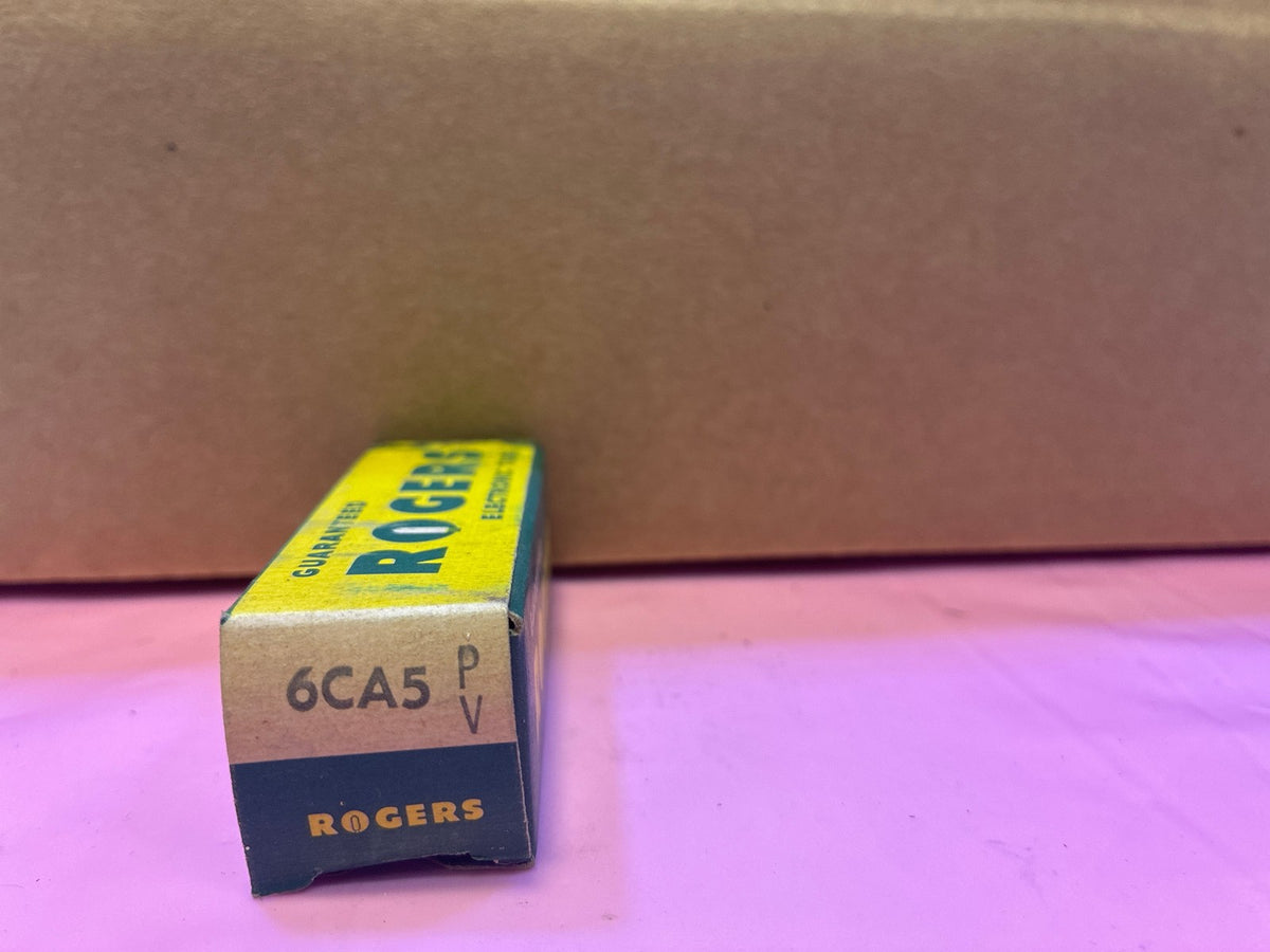 🔥 Rogers 6CA5 Vacuum Tube in Original Box Vintage NOS Electron Tube