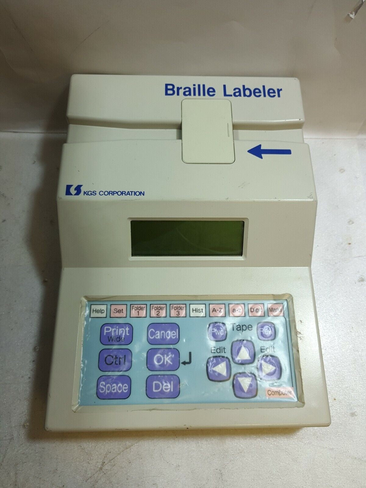 - (AS IS) KGS CORPORATION Braille Labeler EL-110 