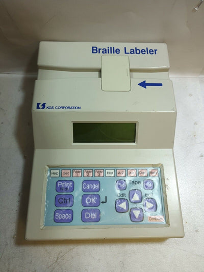 - (AS IS) KGS CORPORATION Braille Labeler EL-110 