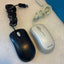 🔥 Microsoft Basic Optical Mouse v2.0 Model 1113 Lot of 2 Black White USB Wired